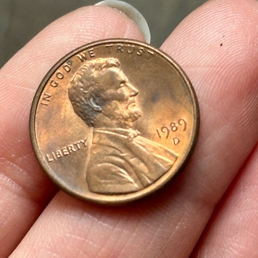 1989 D penny